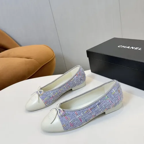 Chanel Flat Shoes For Women #1409885 $92.00 USD, Wholesale Replica Chanel Flat Shoes