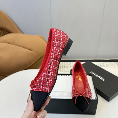 Replica Chanel Flat Shoes For Women #1409889 $92.00 USD for Wholesale