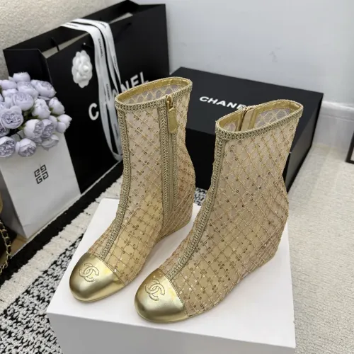Replica Chanel Boots For Women #1409912 $160.00 USD for Wholesale