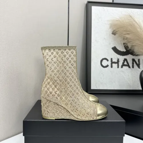 Replica Chanel Boots For Women #1409912 $160.00 USD for Wholesale
