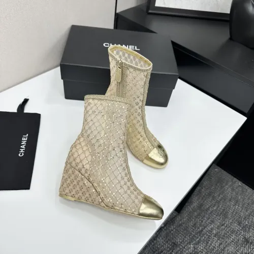 Replica Chanel Boots For Women #1409912 $160.00 USD for Wholesale