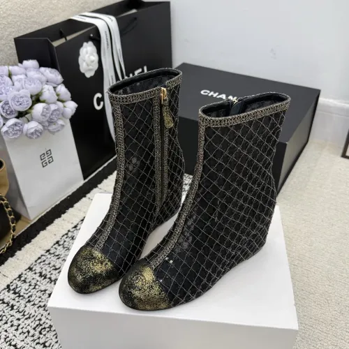 Replica Chanel Boots For Women #1409915 $160.00 USD for Wholesale