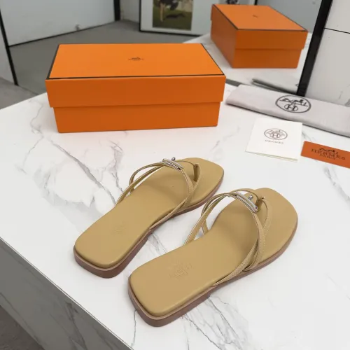 Replica Hermes Slippers For Women #1409940 $82.00 USD for Wholesale