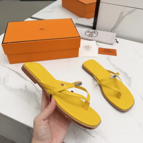 Replica Hermes Slippers For Women #1409941 $82.00 USD for Wholesale