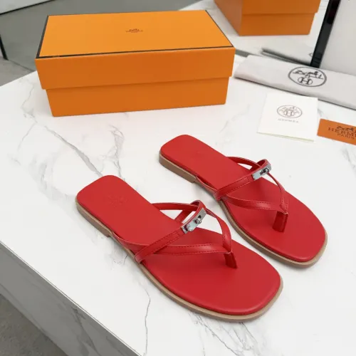 Replica Hermes Slippers For Women #1409944 $82.00 USD for Wholesale