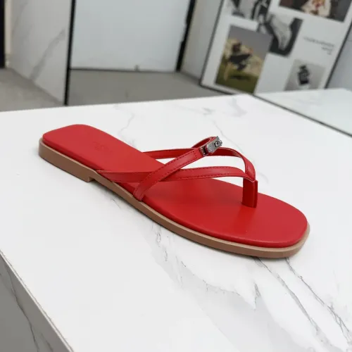 Replica Hermes Slippers For Women #1409944 $82.00 USD for Wholesale