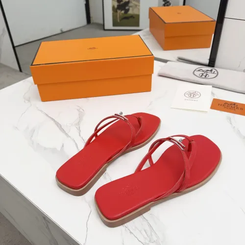 Replica Hermes Slippers For Women #1409944 $82.00 USD for Wholesale