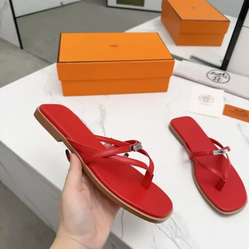 Replica Hermes Slippers For Women #1409944 $82.00 USD for Wholesale