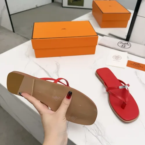 Replica Hermes Slippers For Women #1409944 $82.00 USD for Wholesale
