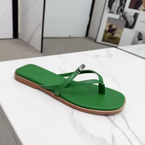 Replica Hermes Slippers For Women #1409946 $82.00 USD for Wholesale