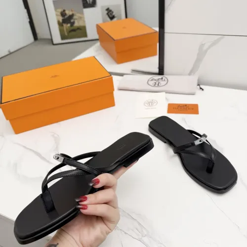 Replica Hermes Slippers For Women #1409947 $82.00 USD for Wholesale