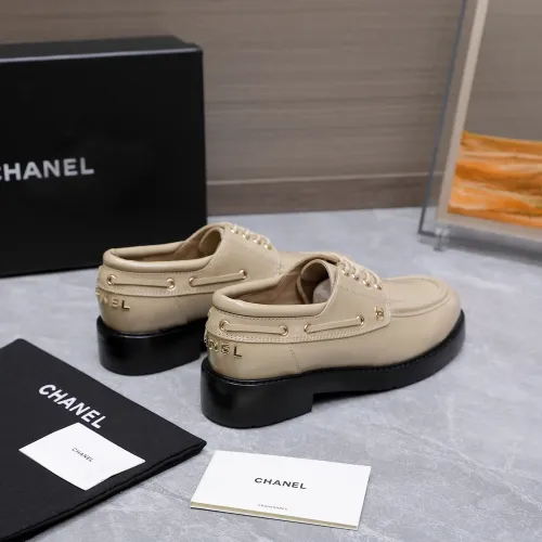 Replica Chanel Leather Shoes For Women #1410022 $122.00 USD for Wholesale