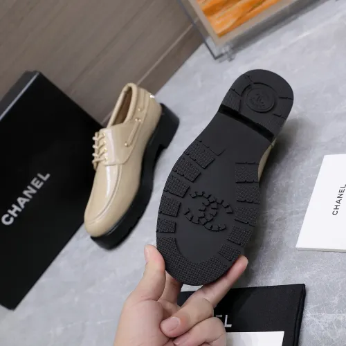 Replica Chanel Leather Shoes For Women #1410022 $122.00 USD for Wholesale