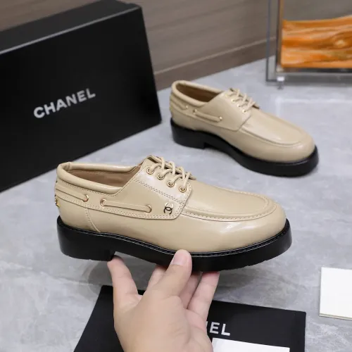 Replica Chanel Leather Shoes For Women #1410022 $122.00 USD for Wholesale
