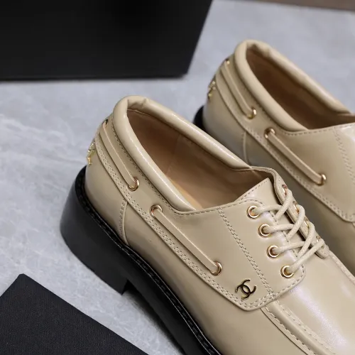 Replica Chanel Leather Shoes For Women #1410022 $122.00 USD for Wholesale