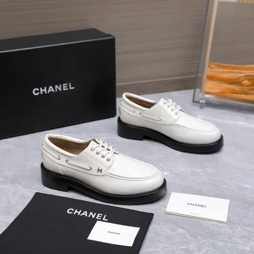 Replica Chanel Leather Shoes For Women #1410023 $122.00 USD for Wholesale