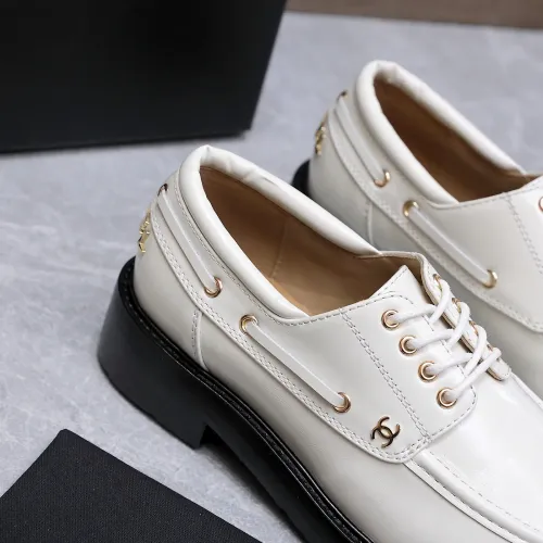 Replica Chanel Leather Shoes For Women #1410023 $122.00 USD for Wholesale