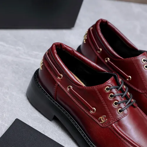 Replica Chanel Leather Shoes For Women #1410024 $122.00 USD for Wholesale
