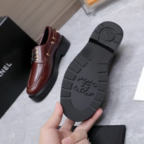 Replica Chanel Leather Shoes For Women #1410025 $122.00 USD for Wholesale