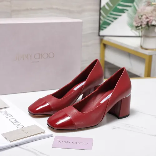 Jimmy Choo High-Heeled Shoes For Women #1410044 $115.00 USD, Wholesale Replica Jimmy Choo High-Heeled Shoes
