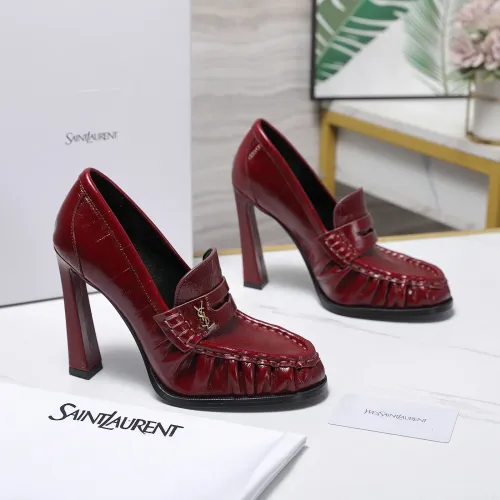 Yves Saint Laurent YSL High-Heeled Shoes For Women #1410055 $128.00 USD, Wholesale Replica Yves Saint Laurent YSL High-Heeled Shoes