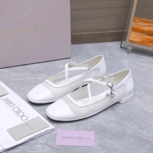 Jimmy Choo Flat Shoes For Women #1410086 $108.00 USD, Wholesale Replica Jimmy Choo Flat Shoes