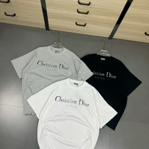 Replica Christian Dior T-Shirts Short Sleeved For Unisex #1410208 $32.00 USD for Wholesale
