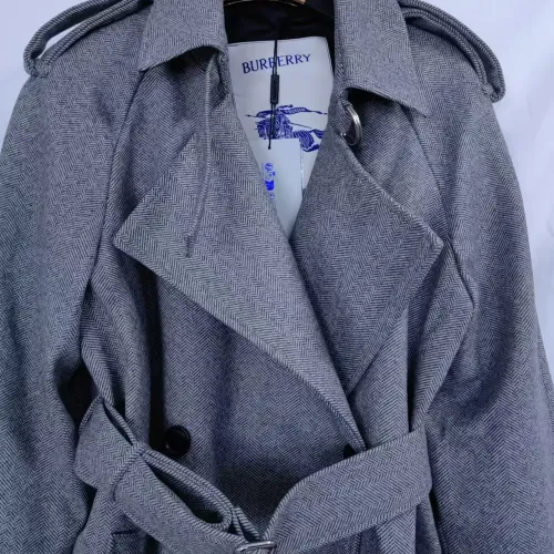 Replica Burberry Trench Coat Long Sleeved For Women #1410234 $192.00 USD for Wholesale