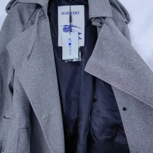 Replica Burberry Trench Coat Long Sleeved For Women #1410234 $192.00 USD for Wholesale