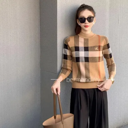 Replica Burberry Fashion Sweaters Long Sleeved For Women #1410235 $88.00 USD for Wholesale