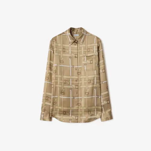 Burberry Shirts Long Sleeved For Women #1410292 $76.00 USD, Wholesale Replica Burberry Shirts
