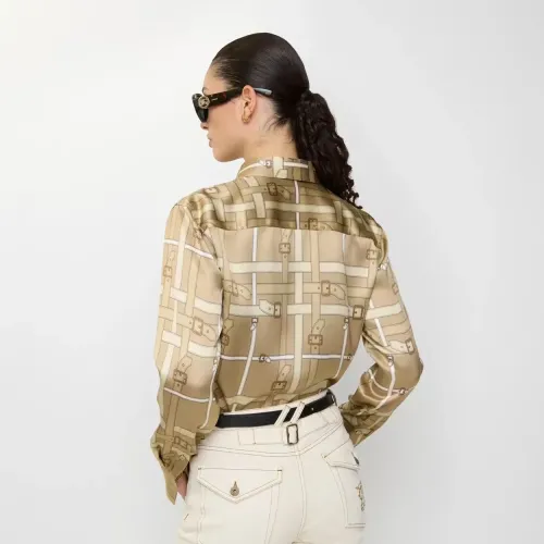 Replica Burberry Shirts Long Sleeved For Women #1410292 $76.00 USD for Wholesale