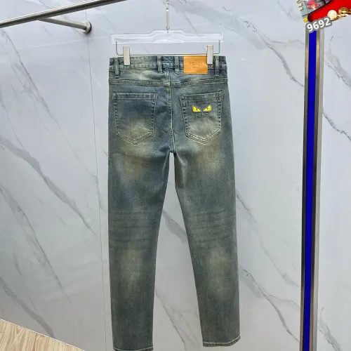 Replica Fendi Jeans For Men #1410338 $48.00 USD for Wholesale