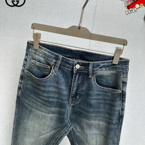 Replica Gucci Jeans For Men #1410345 $48.00 USD for Wholesale