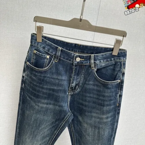 Replica LOEWE Jeans For Men #1410350 $48.00 USD for Wholesale