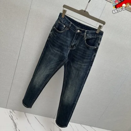 Replica LOEWE Jeans For Men #1410350 $48.00 USD for Wholesale
