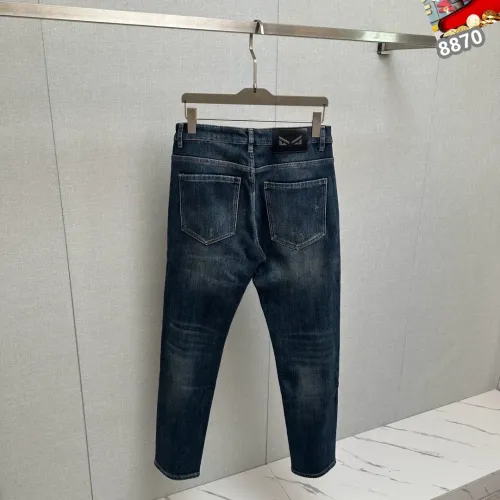 Replica Fendi Jeans For Men #1410376 $48.00 USD for Wholesale
