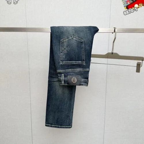 Replica Chrome Hearts Jeans For Men #1410386 $48.00 USD for Wholesale