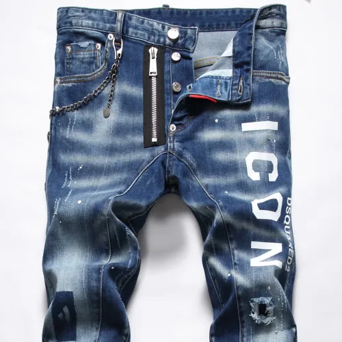 Replica Dsquared Jeans For Men #1410394 $48.00 USD for Wholesale