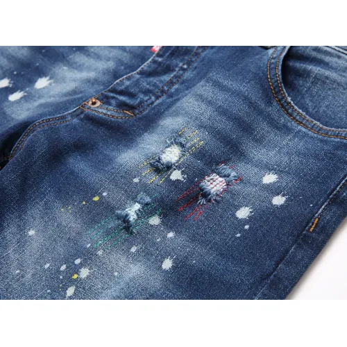 Replica Dsquared Jeans For Men #1410396 $48.00 USD for Wholesale