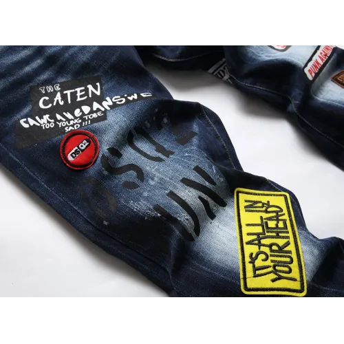 Replica Dsquared Jeans For Men #1410405 $48.00 USD for Wholesale