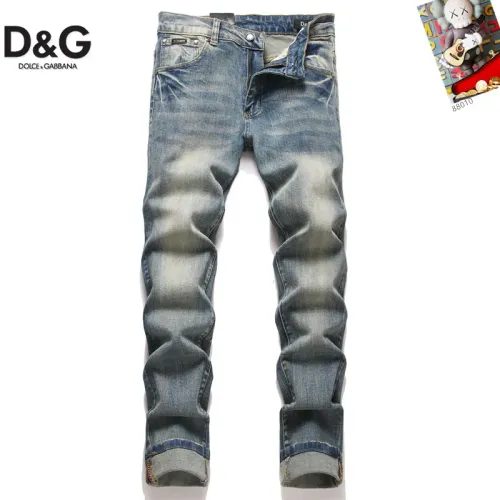 Replica Dolce & Gabbana D&G Jeans For Men #1410409 $48.00 USD for Wholesale