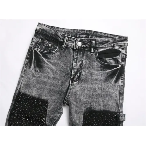Replica Balmain Jeans For Men #1410422 $48.00 USD for Wholesale