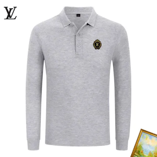 Louis Vuitton LV T-Shirts Long Sleeved For Men #1410449 $40.00 USD, Wholesale Replica Louis Vuitton LV T-Shirts