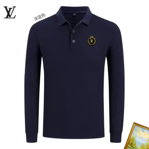 Louis Vuitton LV T-Shirts Long Sleeved For Men #1410452 $40.00 USD, Wholesale Replica Louis Vuitton LV T-Shirts
