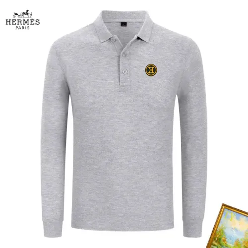 Hermes T-Shirts Long Sleeved For Men #1410460 $40.00 USD, Wholesale Replica Hermes T-Shirts