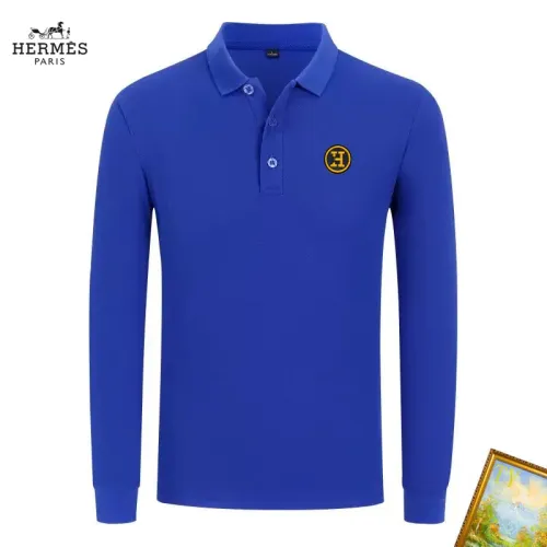 Hermes T-Shirts Long Sleeved For Men #1410462 $40.00 USD, Wholesale Replica Hermes T-Shirts