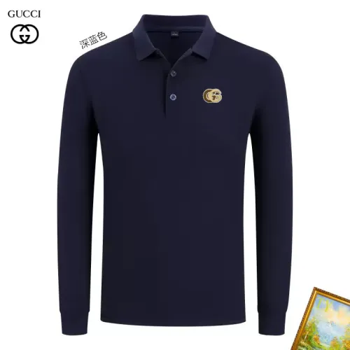Gucci T-Shirts Long Sleeved For Men #1410474 $40.00 USD, Wholesale Replica Gucci T-Shirts