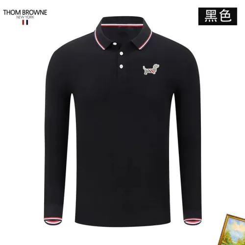 Thom Browne TB T-Shirts Long Sleeved For Men #1410485 $40.00 USD, Wholesale Replica Thom Browne TB T-Shirts