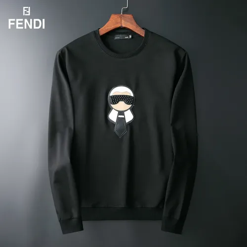 Fendi Hoodies Long Sleeved For Men #1410522 $40.00 USD, Wholesale Replica Fendi Hoodies